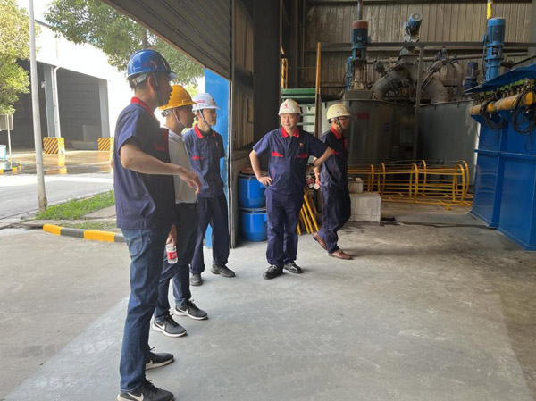 集團公司到建材公司檢查安全環(huán)保工作 集團公司到建材公司檢查安全環(huán)保工作